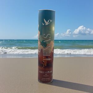 Grey Goose Vodka Limited Addition Empty State Of Texas Bottle Canister 14in